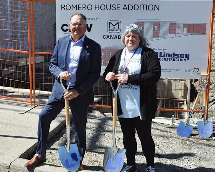 Clow Canada and McWane, Inc. donate $1.1 million for Romero House expansion project