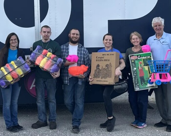 Tyler Coupling is in the giving spirit early after a surprising discovery